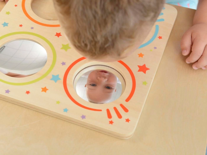 Masterkidz smyslová tabule se zrcadly a čočkami