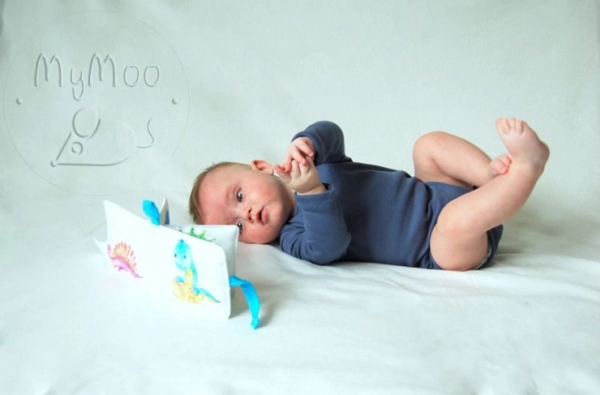 MyMoo Mini soft book -  Cesta do pravěku