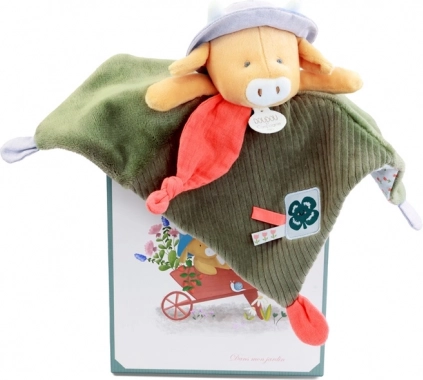 Doudou Dárková sada Plyšový muchláček Kravička Aneth 27 cm