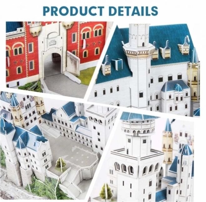 3D puzzle National Geographic: Zámek Neuschwanstein