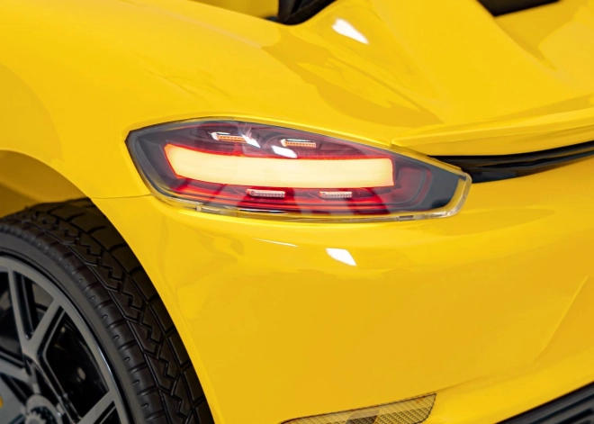 Dětské auto Porsche 718 – Žluté
