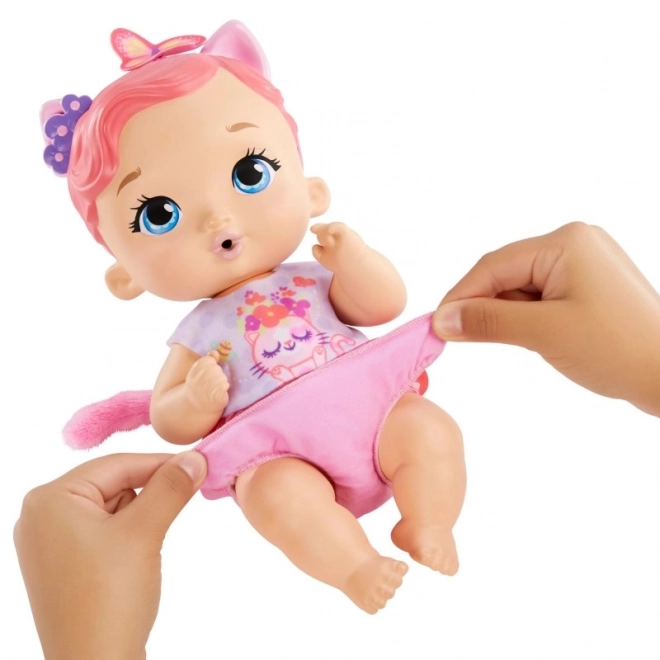 Roztomilá panenka My Garden Baby Kotě s doplňky