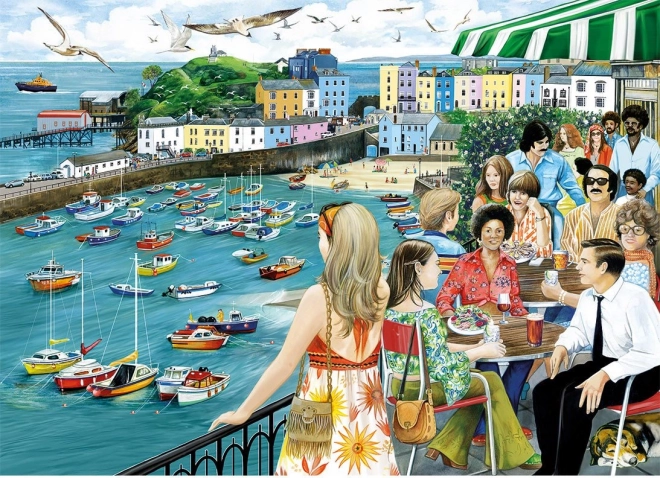 Puzzle Večeře v Tenby 1000 dílků