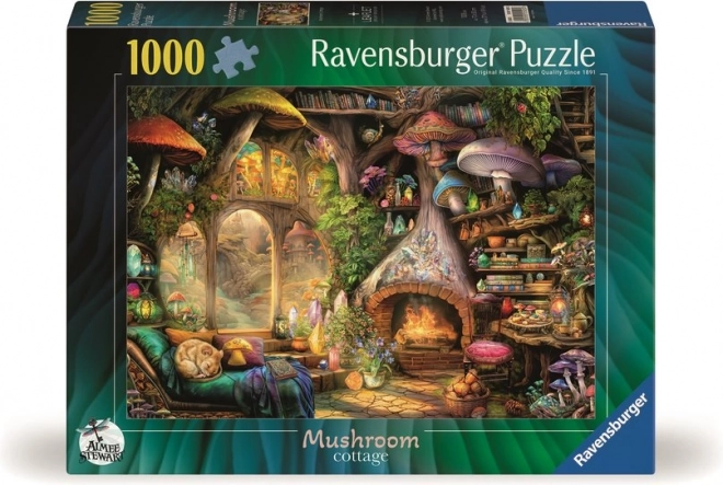 Ravensburger puzzle Houbová chaloupka 1000 dílků