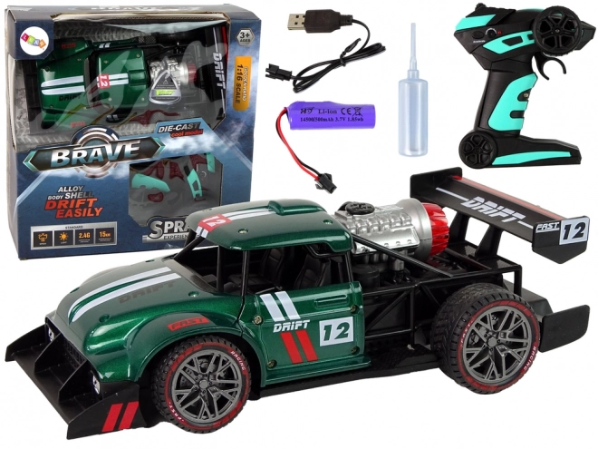 Dálkově ovládané sportovní auto R/C 1:16 – zelené