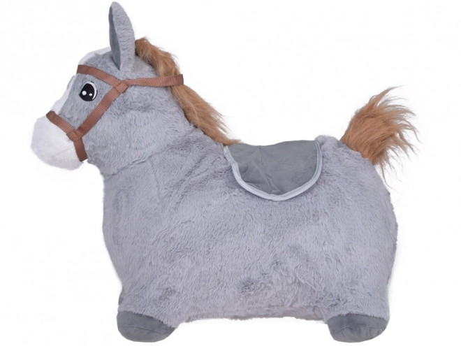 Plyšové hopsadlo koník šedý – Grey