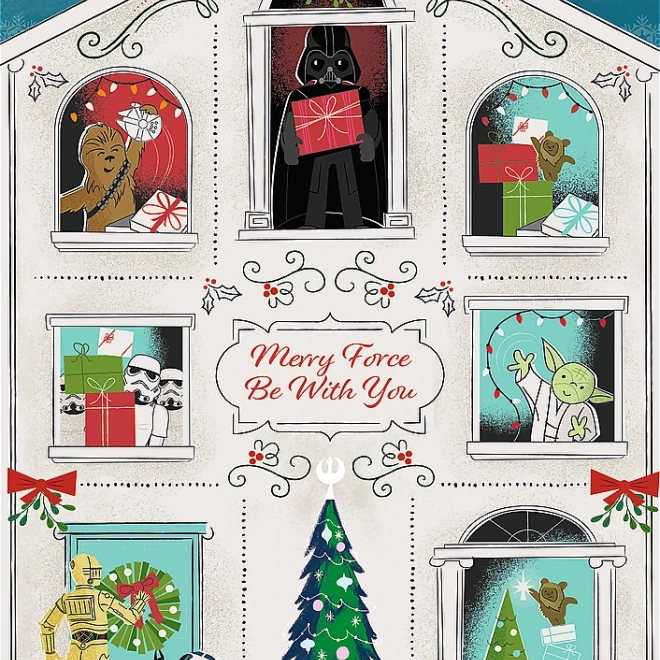 Puzzle Star Wars: Merry Force Be With You 1000 dílků