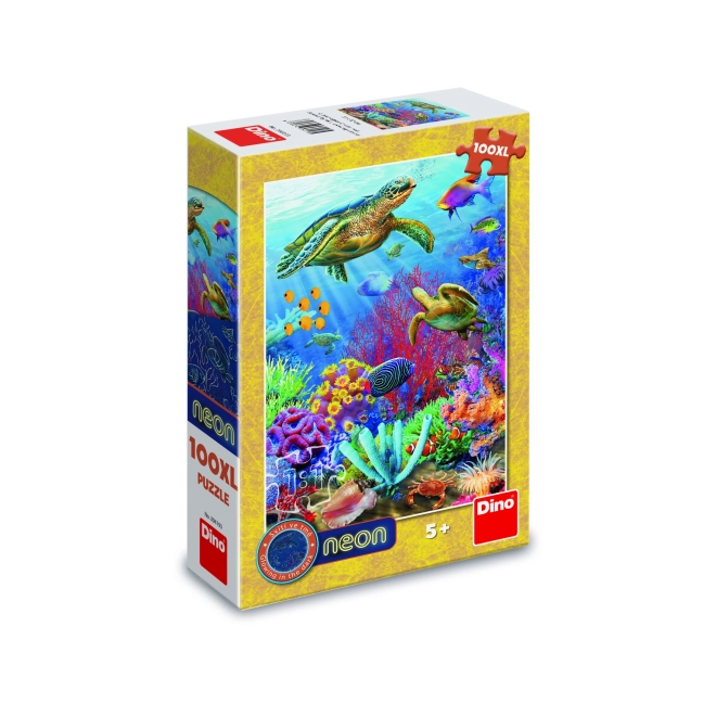Puzzle podmořský svět neon