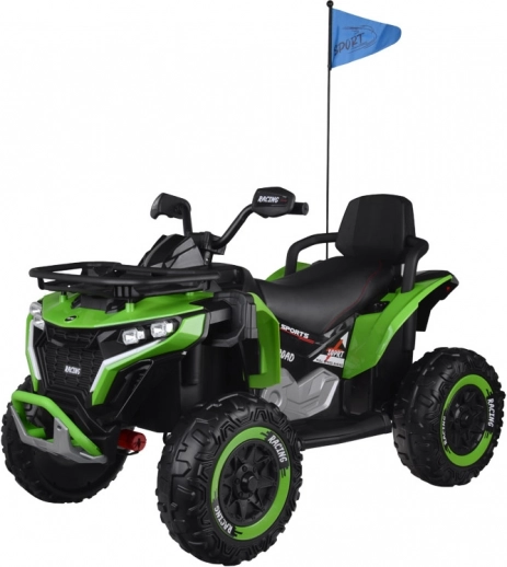 Velký dětský elektrický čtyřkolka 4x4 zelená