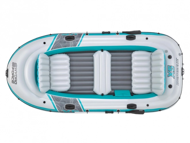 Bestway nafukovací ponton pro 5 osob 364 x 166 cm 65159 Modrá barva