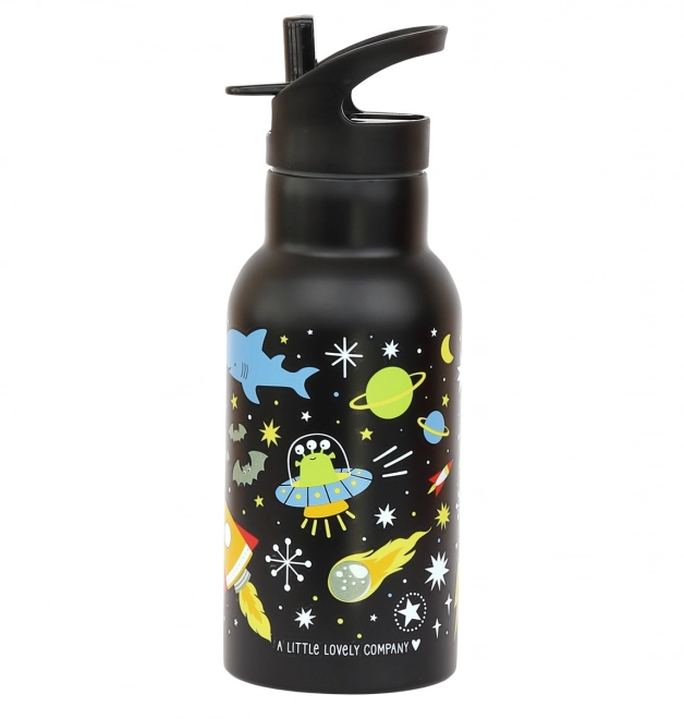 A Little Lovely Company Nerezová lahev na pití 500 ml – Vesmír