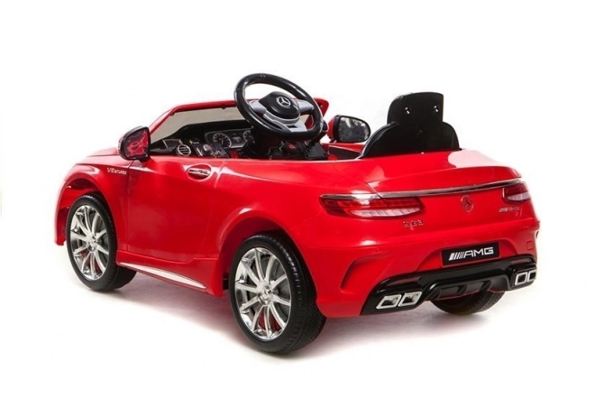Dětské auto na baterie Mercedes S63 AMG červené