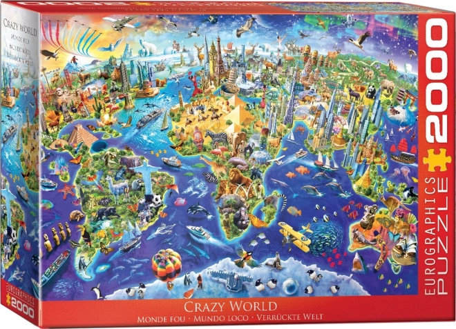 Puzzle Bláznivý svět 2000 dílků EUROGRAPHICS