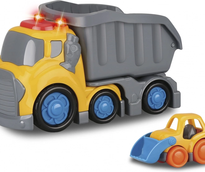 Kiddy auto sklápěč s efekty 19,5 cm a buldozer 8 cm