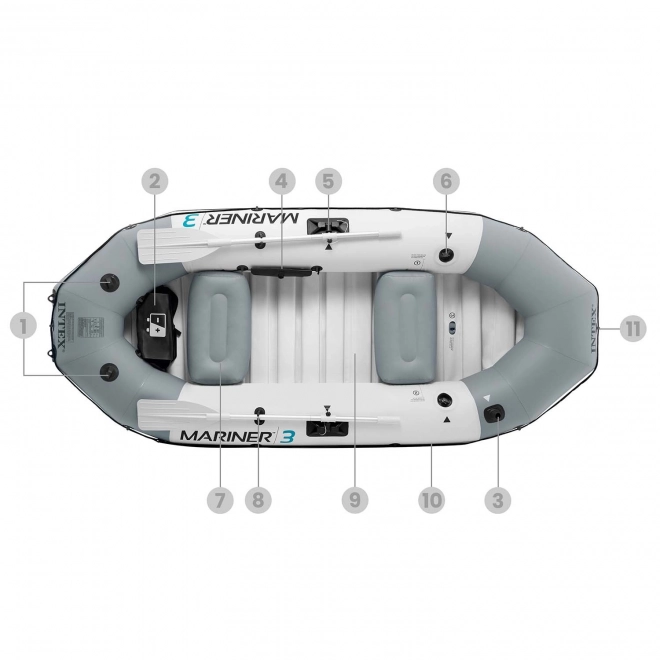 Nafukovací loď Mariner 3 pro 3 osoby