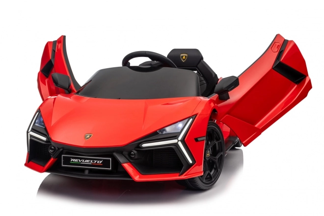 Dětské auto Lamborghini Revuelto červené