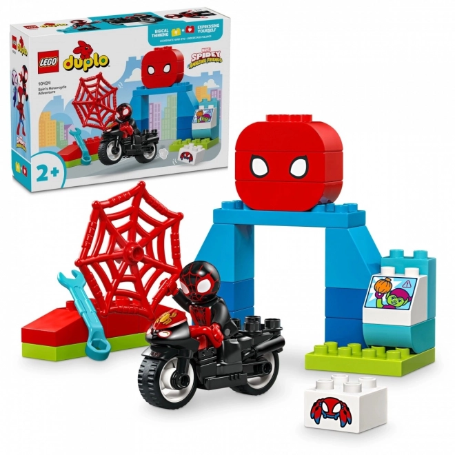 LEGO DUPLO Spidey a dobrodružství na motocyklu