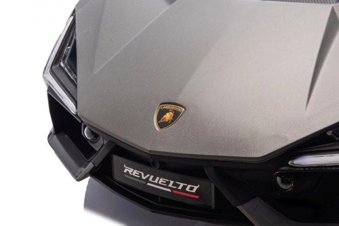 Elektrické auto Lamborghini Revuelto XL šedé