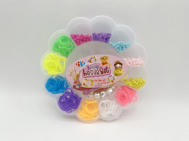 Kreativní sada Loom Bands – 365 gumiček a korálků na výrobu náramků