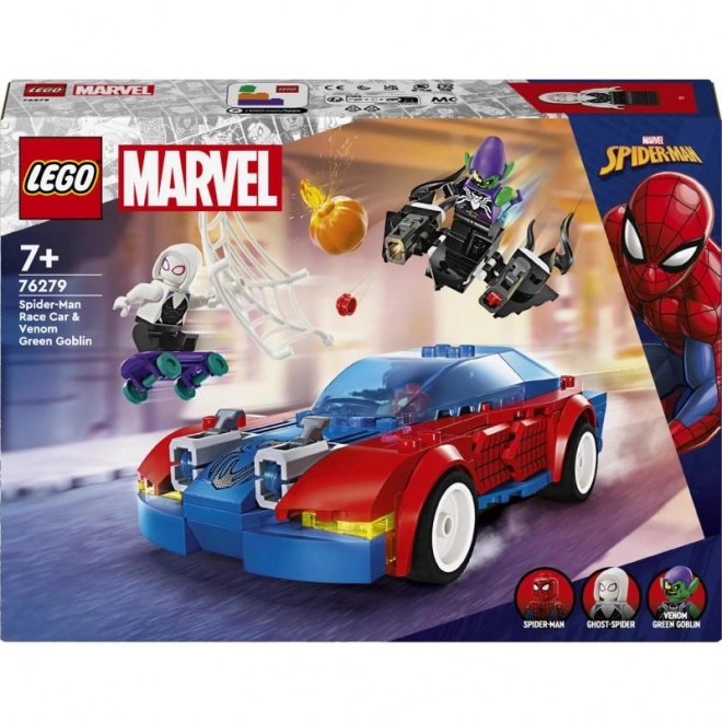Super Heroes Spider-Man a Zelený Goblin závodní auto