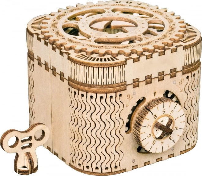 RoboTime 3D dřevěné mechanické puzzle Šperkovnice