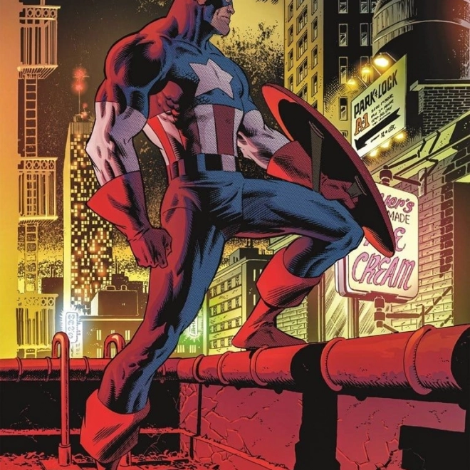 Clementoni puzzle Marvel: Kapitán Amerika 1000 dílků