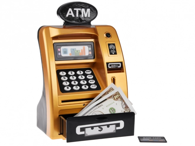 Muzyční bankomat skarbonka pro děti