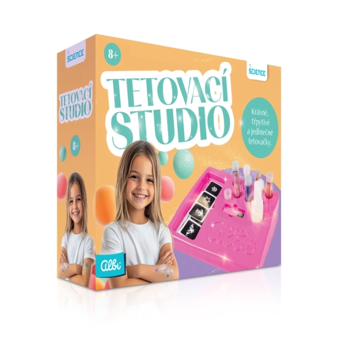 Kreativní sada na třpytivá tetování pro děti