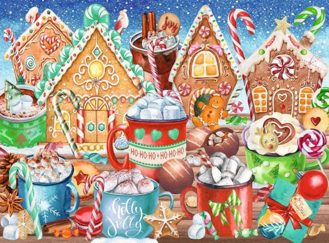 Puzzle Sladké Vánoce XXL 200 dílků