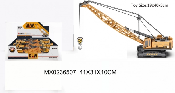 kovový model jeřábu 1:55