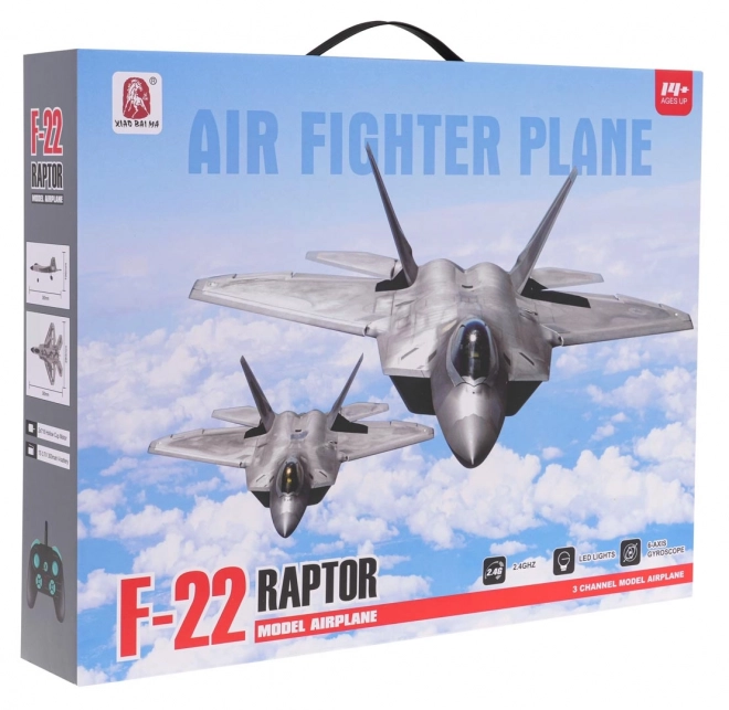 Zdalně řízený stíhač Raptor F-22 pro děti a dospělé