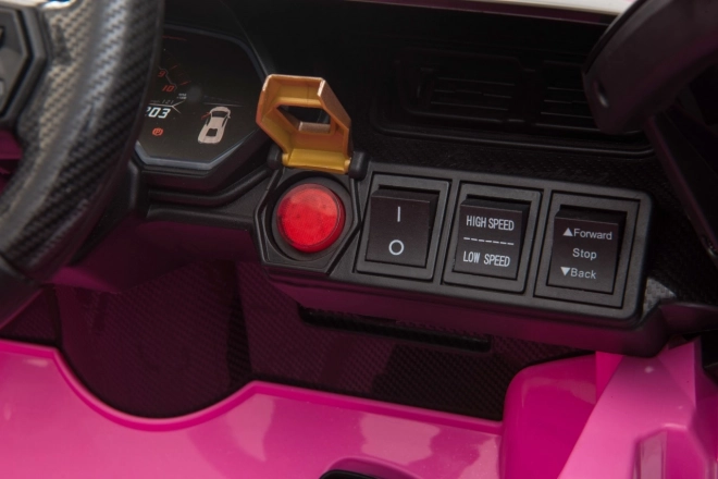 Lamborghini SIAN dětské auto na baterii s ovladačem – Růžové
