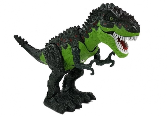 Baterie Dinosaurus kladení vajec Hořící oheň Pára Zelená