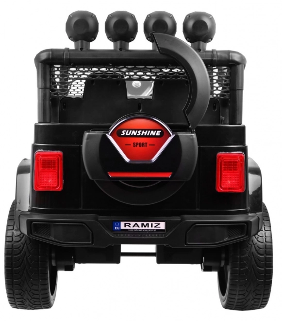 Dětské elektrické auto Raptor Drifter černé s dálkovým ovladačem a pohonem 4x4