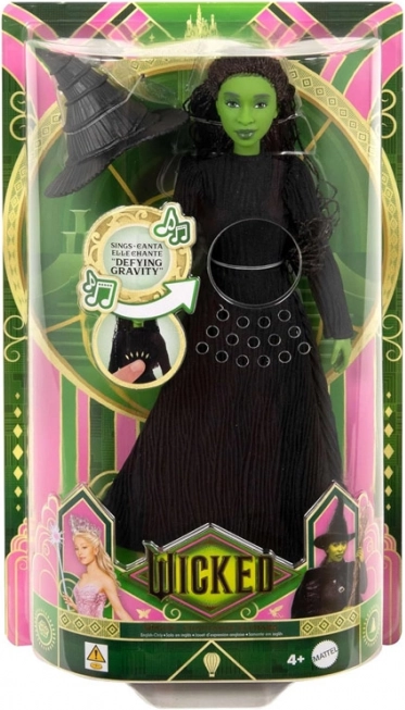 Mattel pěvecká panenka Elphaba z filmu Wicked - Defying Gravity