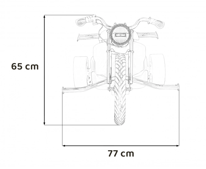 Dětská driftovací motorka modrá