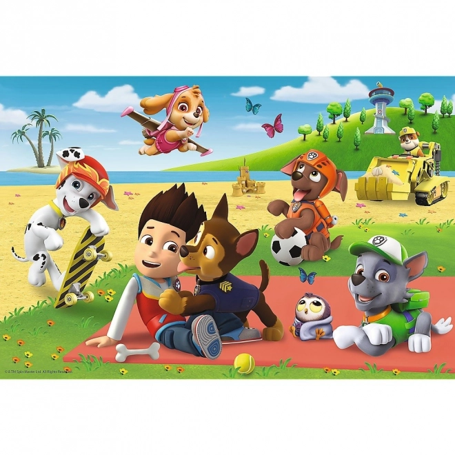 Puzzle 24 dílků MAXI Tlapková patrola Deka Fun