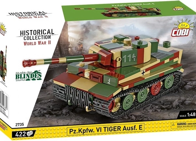 Model tanku Pz.Kpfw. VI Tiger Ausf. E 1:48