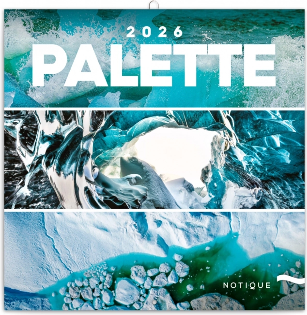 Poznámkový kalendář Paleta 2026