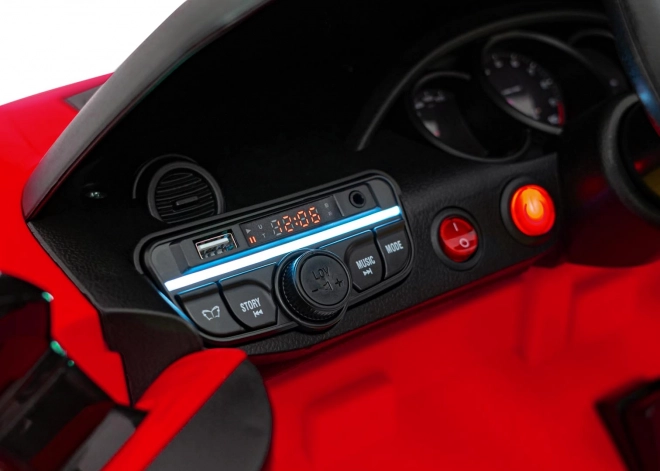 Dětský elektrický vůz Porsche 718 lakovaný – Červený