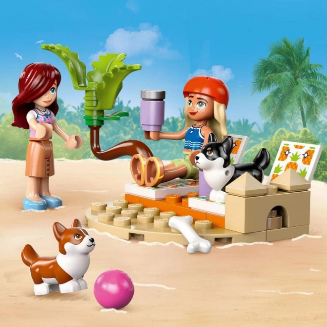 Lego Friends dobrodružství se surfujícími psy a skútrem