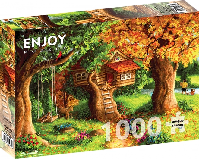 ENJOY Puzzle domek na stromě 1000 dílků