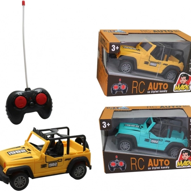 Auto Jeep na dálkové ovládání - Černý