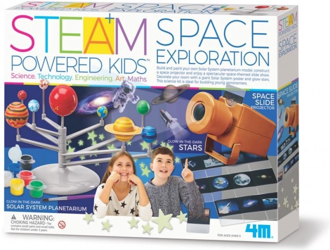vědecká sada 4M steam powered kids: průzkum vesmíru