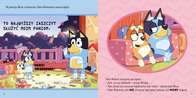 Bluey: Tato-robot - zábavná kniha pro děti