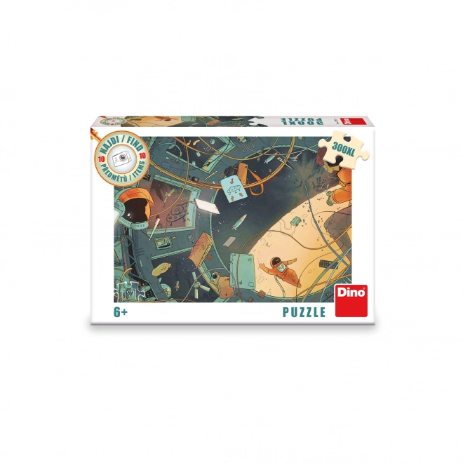 Puzzle Vesmír - Najdi 10 předmětů 47x33cm 300 dílků XL v krabici 27x19x4cm