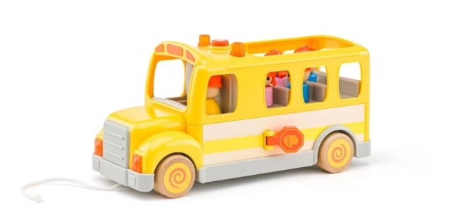Veselý školní autobus se světly a zvuky Woody