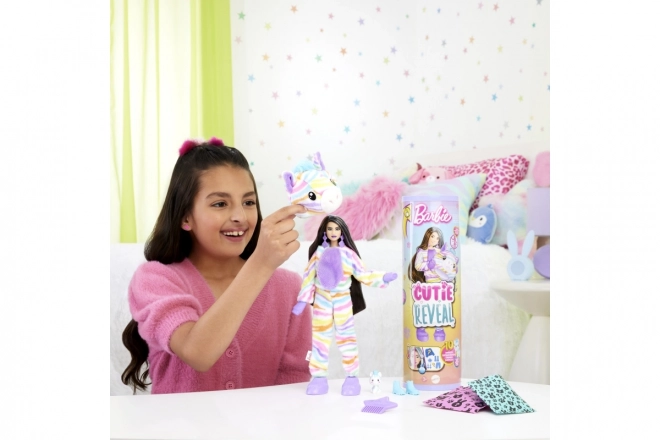 Barbie Cutie Reveal Barevné sny Zebra