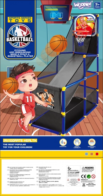 WOOPIE Dětská Basketbalová Sada