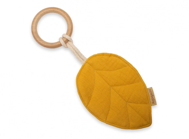 Kousátko New Baby Leaf hořčicové